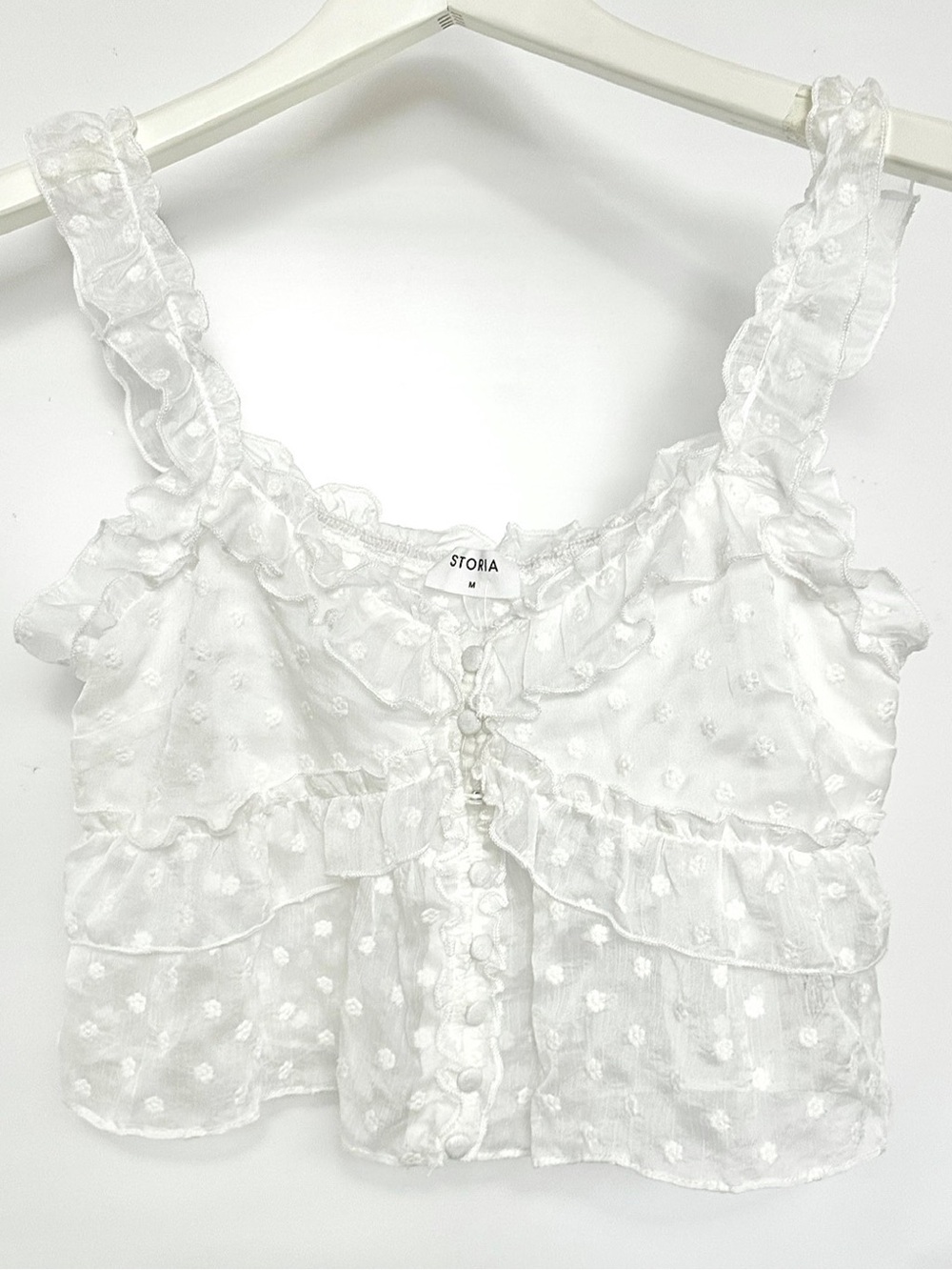 Storia lace cami crop
